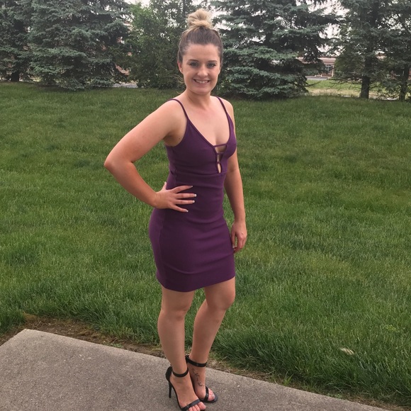 Forever 21 Dresses & Skirts - Purple sexy dress size medium from forever 21